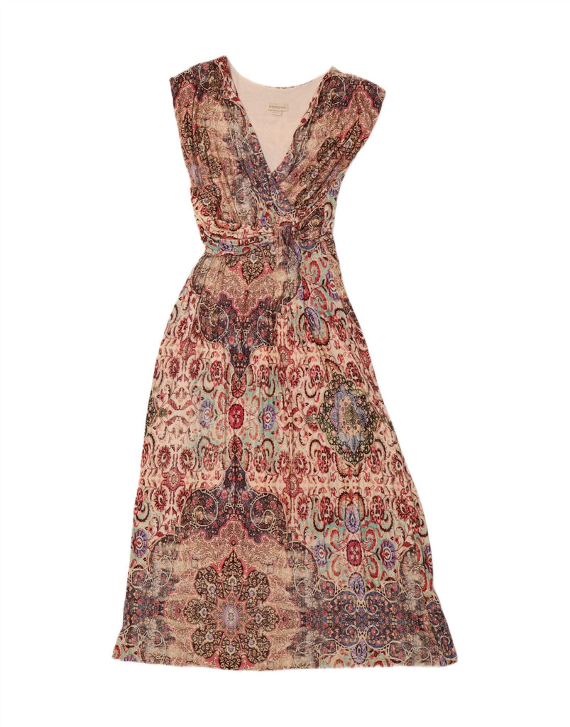 MONSOON Womens Sleeveless Maxi Dress UK 10 Small Multicoloured Floral Vintage Monsoon and Second-Hand Monsoon from Messina Hembry 