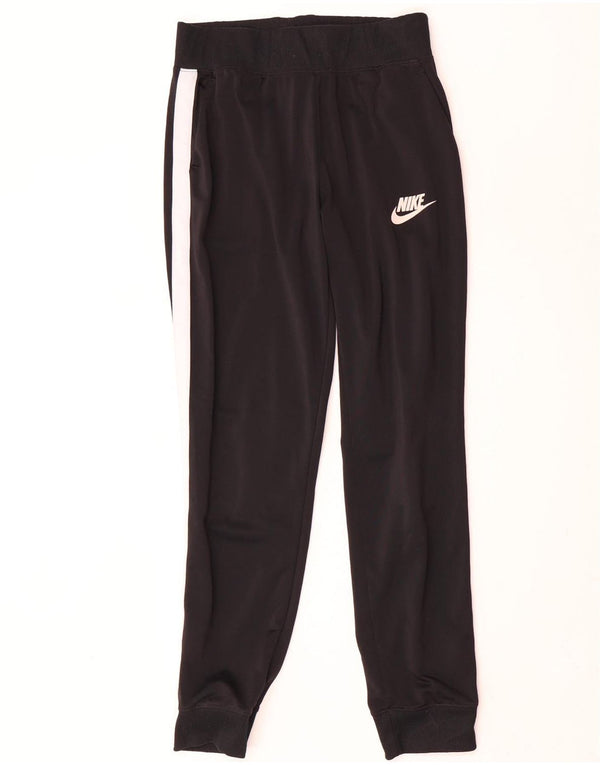 Nike Mens Tracksuit Trousers Joggers Medium Black Colourblock Polyester