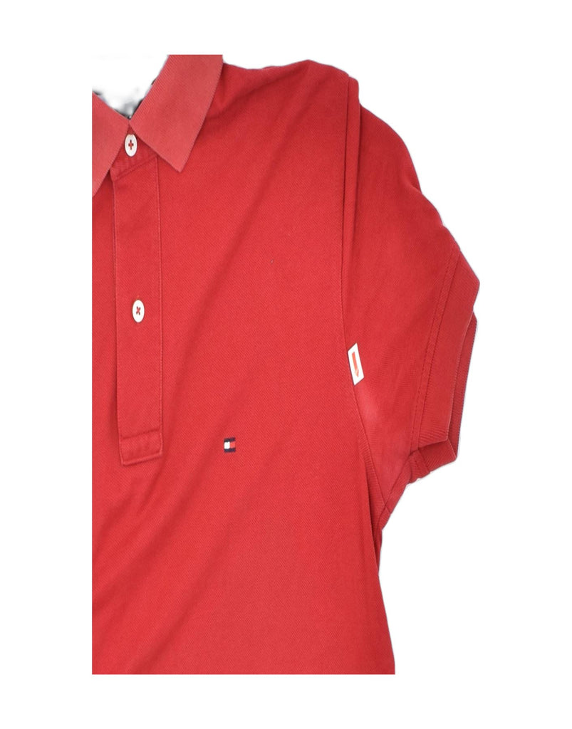 TOMMY HILFIGER Mens Polo Shirt Small Red Cotton Classic | Vintage | Thrift | Second-Hand | Used Clothing | Messina Hembry 