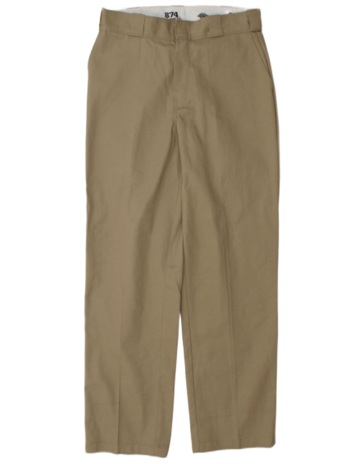 Dickies Mens 874 Chino Trousers W29 L32 Beige Polyester