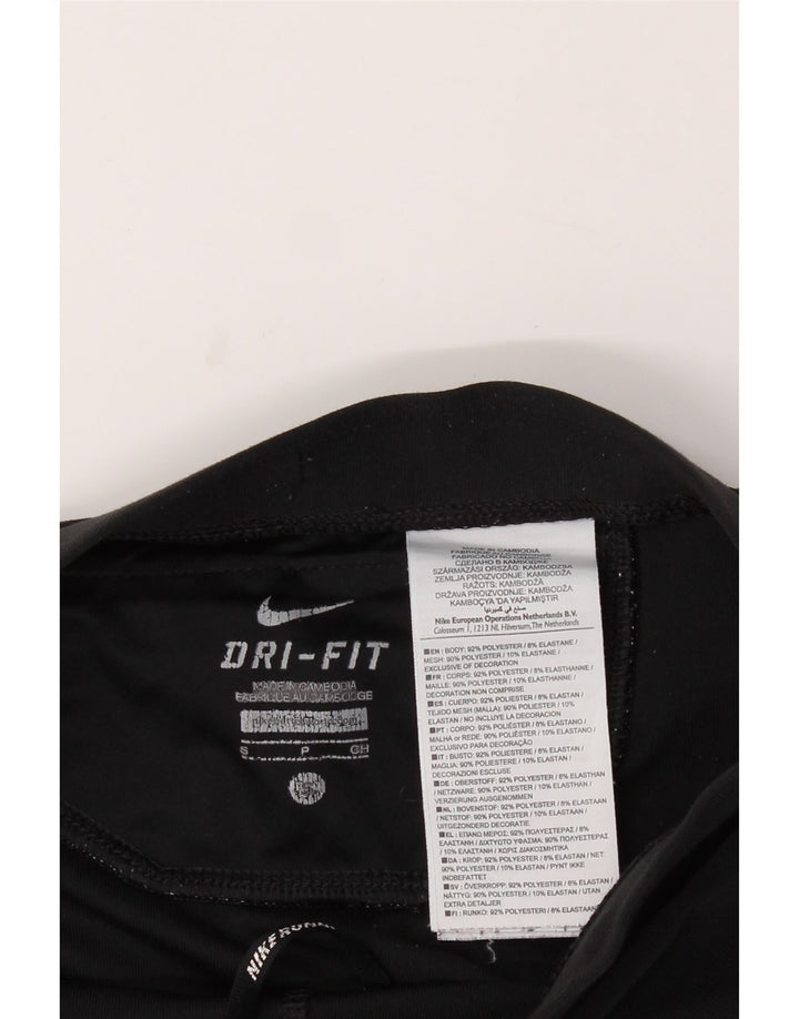 NIKE Girls Dri Fit Sport Shorts 8-9 Years Small Black Polyester Vintage Nike and Second-Hand Nike from Messina Hembry 