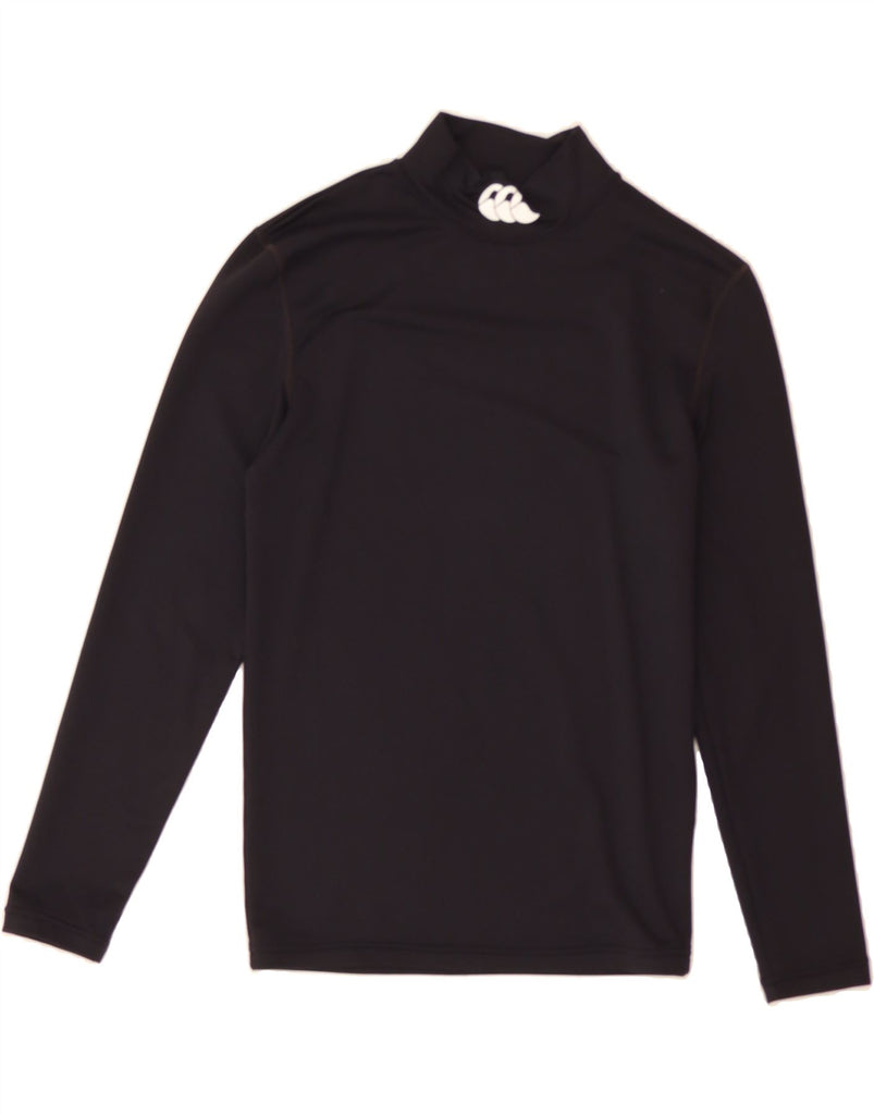 CANTERBURY Womens Top Long Sleeve UK 12 Medium Black Vintage Canterbury and Second-Hand Canterbury from Messina Hembry 