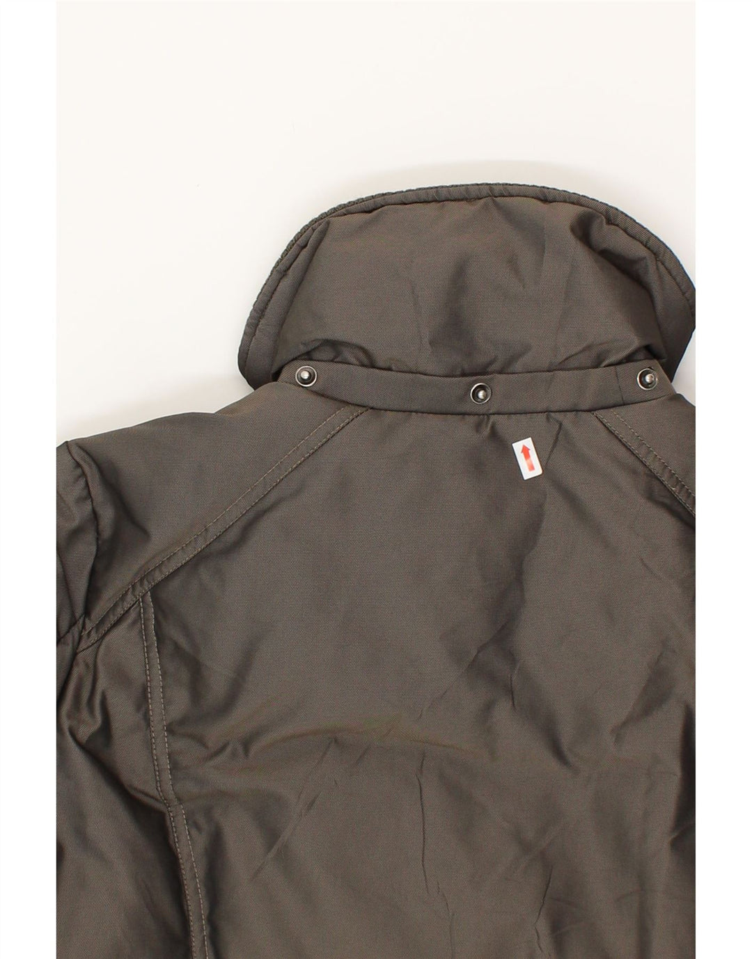 GAS Womens Padded Coat UK 14 Medium Grey Vintage Gas and Second-Hand Gas from Messina Hembry 