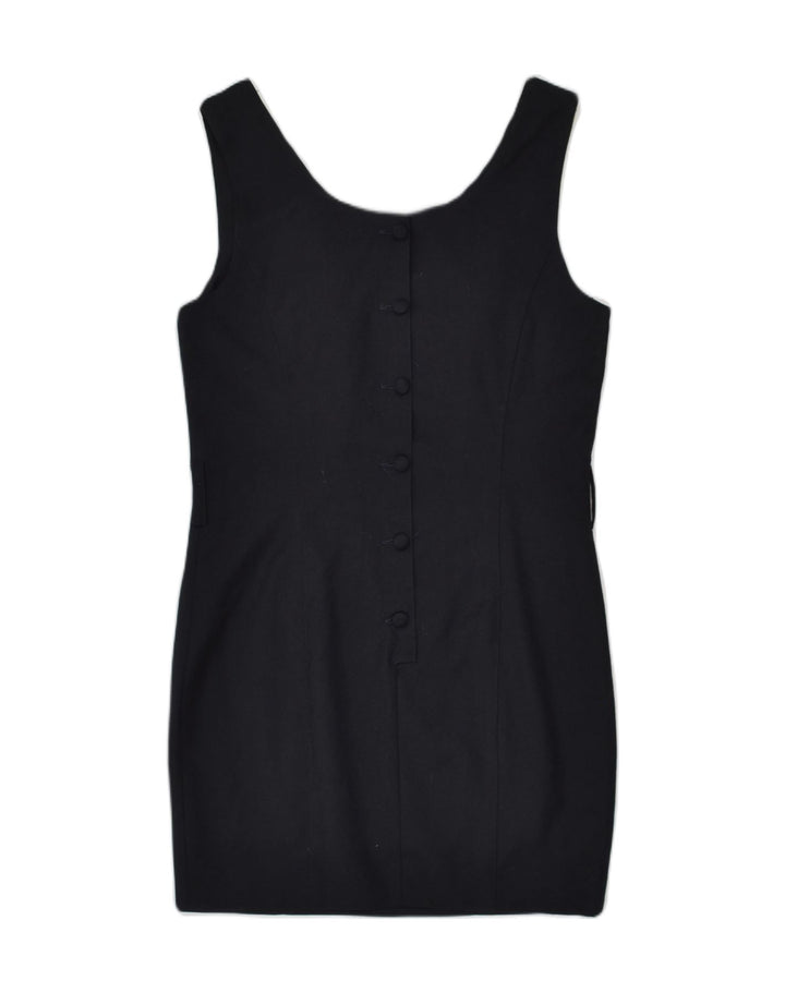 SARTORIA DEL BORGO Womens Sleeveless Sheath Dress IT 42 Medium Navy Blue | Vintage Sartoria Del Borgo | Thrift | Second-Hand Sartoria Del Borgo | Used Clothing | Messina Hembry 