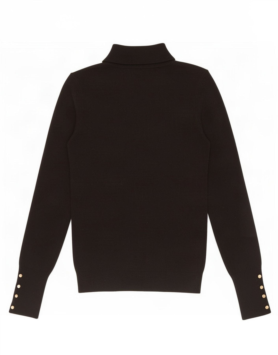 Zara Womens Roll Neck Jumper Sweater UK 8 Small Black