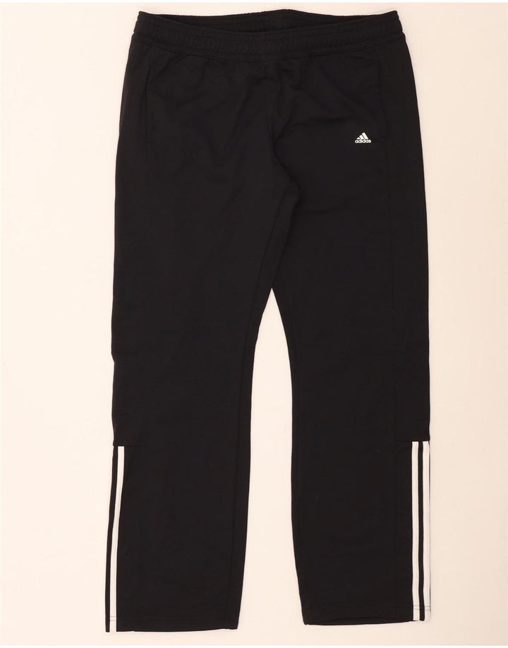 Adidas Womens Tracksuit Trousers UK 16/18 Large  Black Polyester