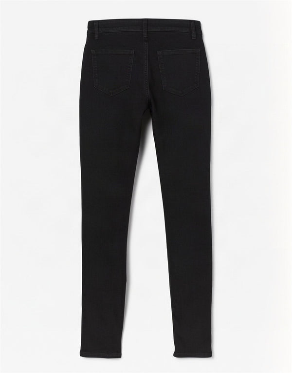 Topshop Womens Joni Super Skinny Jeans W26 L30 Black Cotton
