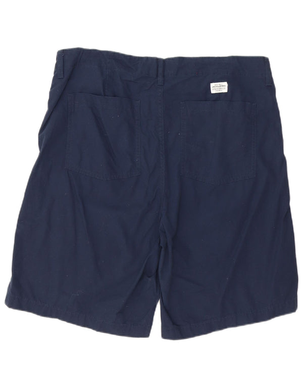 Jack & Jones Mens Chino Shorts XL W38 Navy Blue Cotton