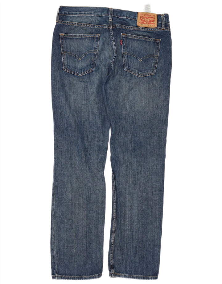 Levi's Mens 514 Straight Jeans W34 L32 Blue Cotton
