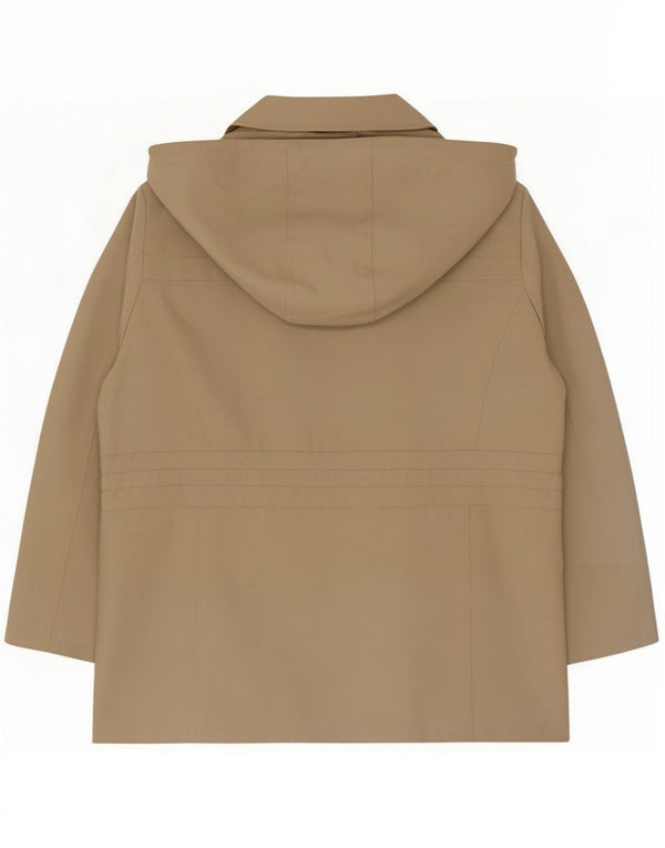 Marks & Spencer Womens Hooded Utility Jacket UK 20 2XL Beige Polyamide