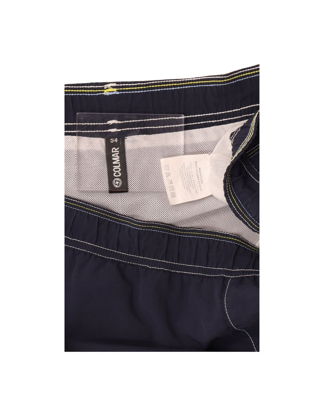COLMAR Mens Graphic Swimming Shorts IT 54 2XL  Navy Blue Polyamide