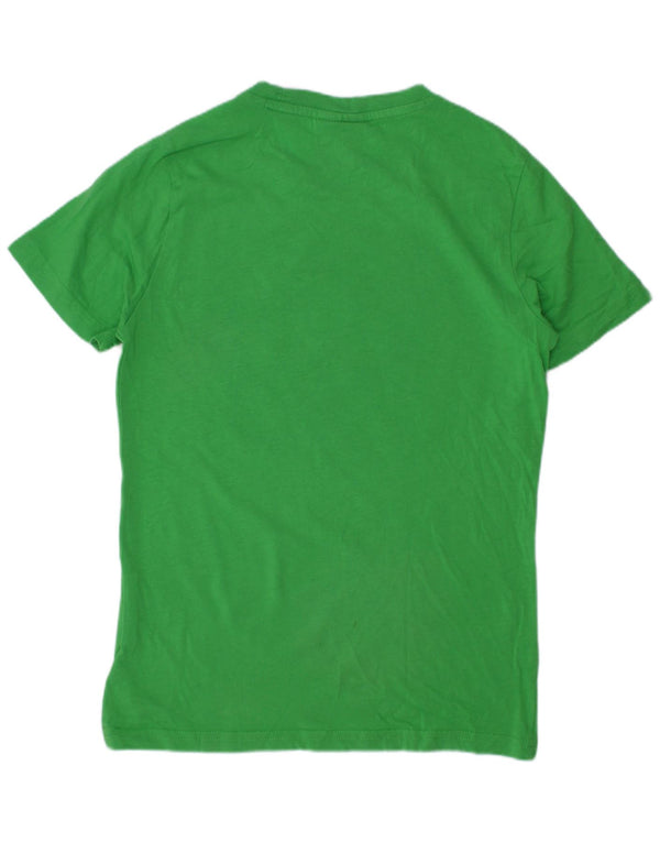 Champion Boys Graphic T-Shirt Top 7-8 Years Small Green Cotton