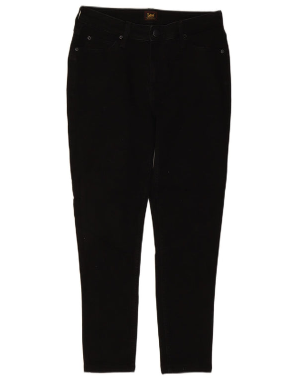 Lee Womens Marion Stretch Slim Jeans W29 L25 Black Cotton