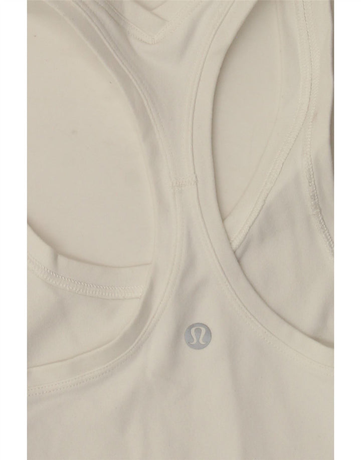 Lululemon Womens Vest Top UK 4 XS White