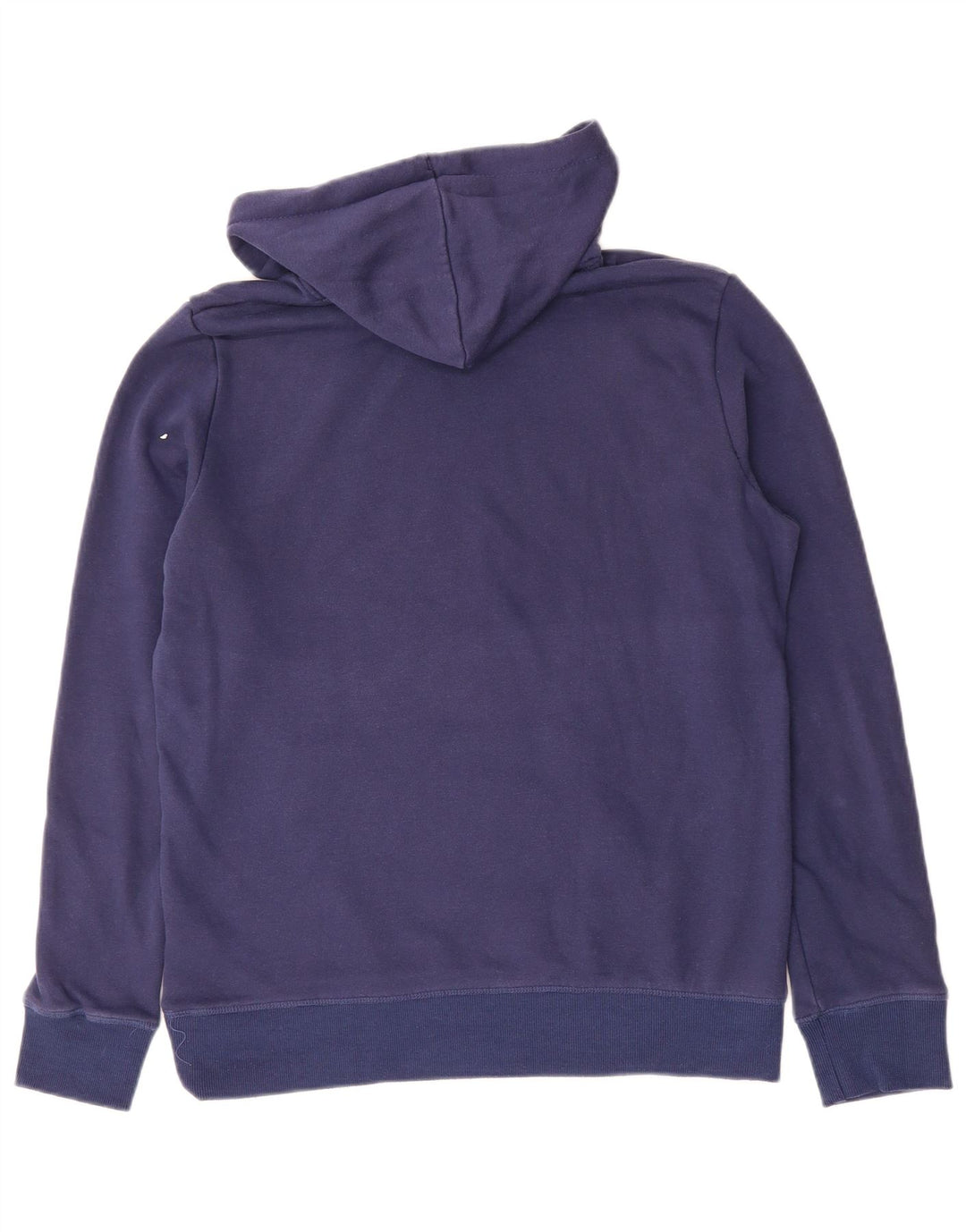 UMBRO Mens Graphic Hoodie Jumper Medium Navy Blue Cotton