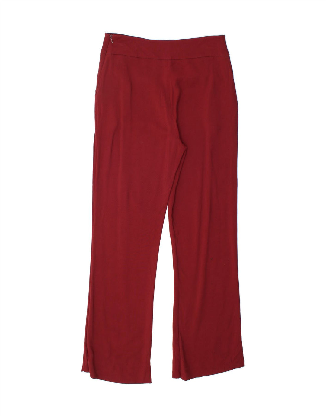 ZARA Womens Bootcut Casual Trousers Small W30 L30 Burgundy Vintage Zara and Second-Hand Zara from Messina Hembry 