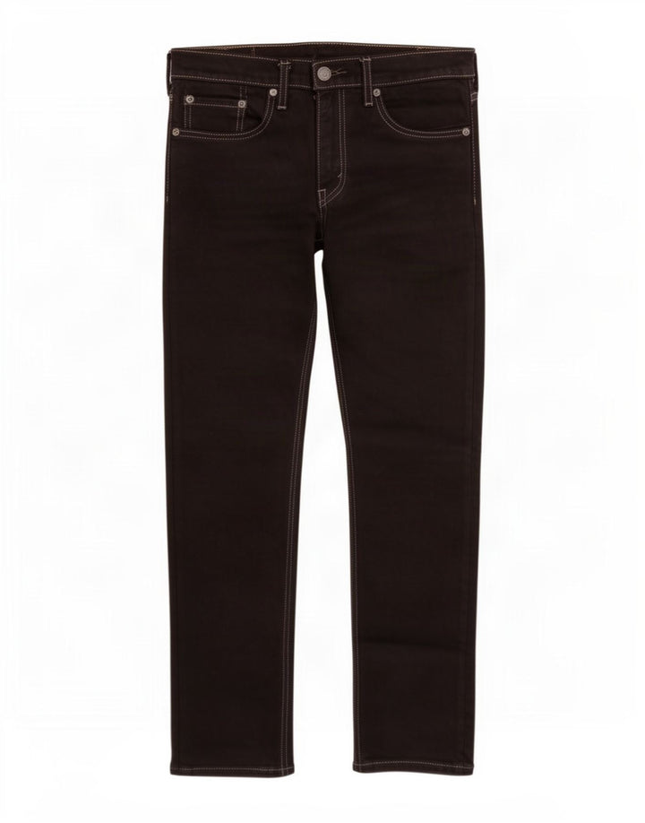 Levi's Womens Slim Jeans W31 L30 Black Cotton