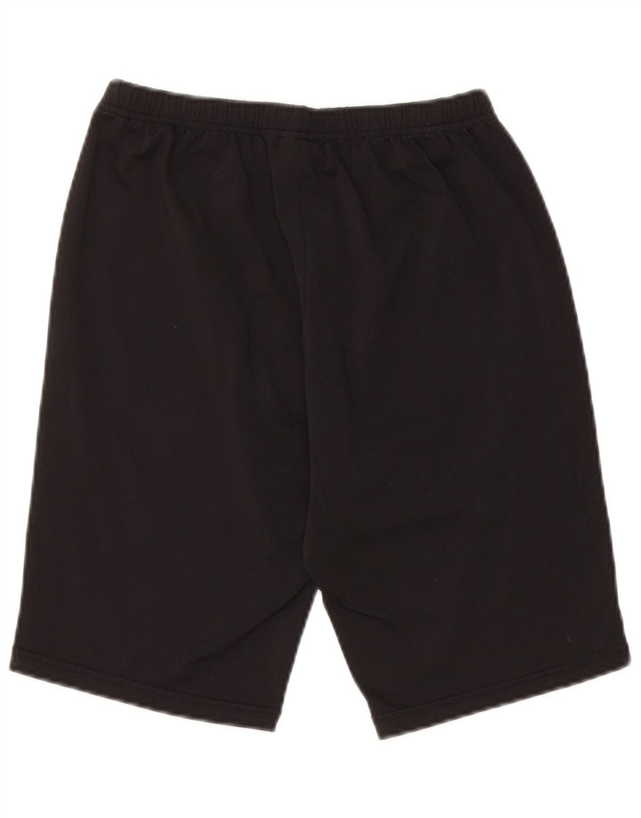 Asics Womens Graphic Sport Shorts UK 16 Large  Black Polyester