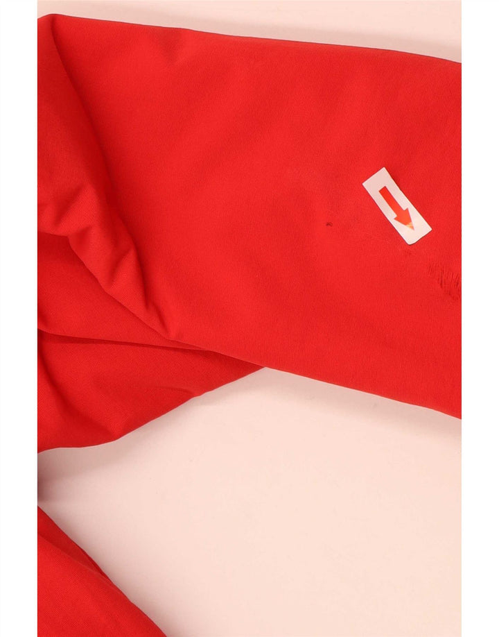 Tommy Hilfiger Mens Bomber Jacket UK 36 Small Red Polyamide