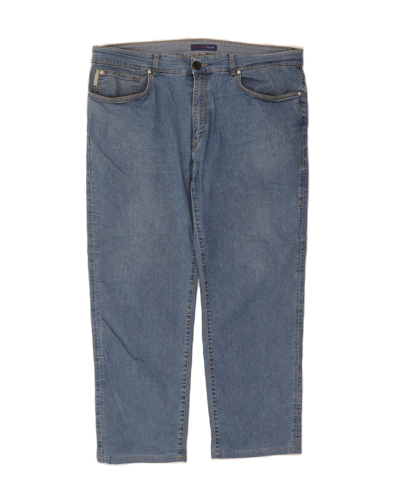 TRUSSARDI Mens Straight Jeans W40 L27 Blue Cotton Vintage Trussardi and Second-Hand Trussardi from Messina Hembry 