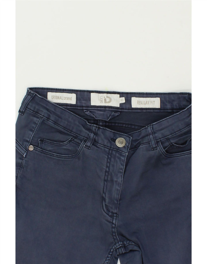 DACK'S Womens Regular Fit Straight Jeans IT 40 Small W26 L27  Navy Blue Vintage Dack's and Second-Hand Dack's from Messina Hembry 