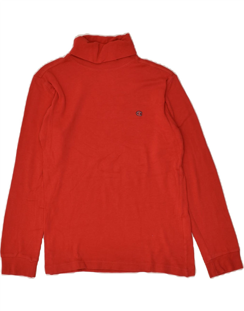 CHAMPION Boys Top Long Sleeve 11-12 Years Large Red Cotton | Vintage Champion | Thrift | Second-Hand Champion | Used Clothing | Messina Hembry 