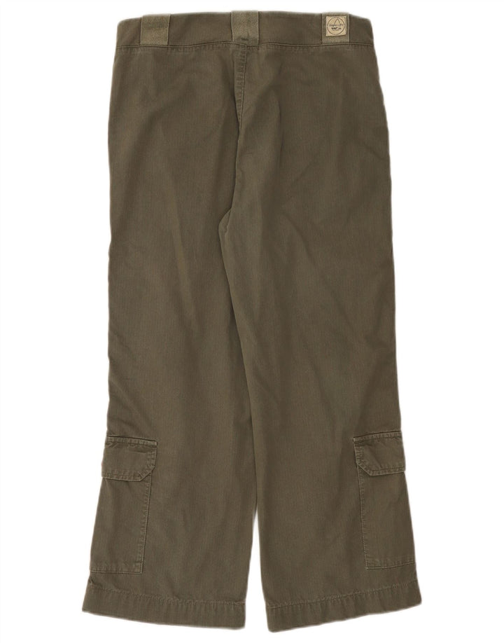 MURPHY & NYE Womens Straight Corduroy Trousers  W28 L23 Khaki Cotton