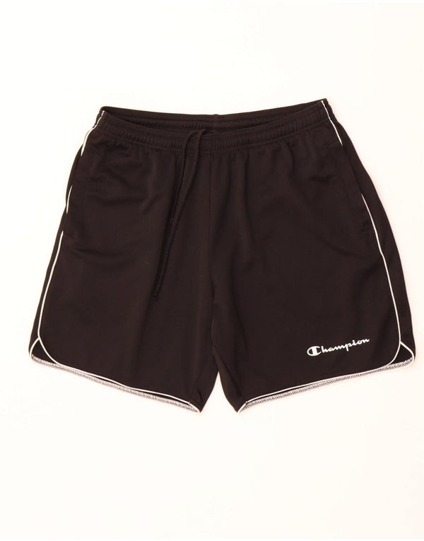 Champion Mens Sport Shorts Medium  Black Polyester