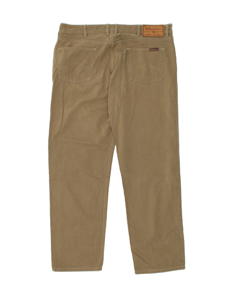 MARLBORO CLASSICS Mens Straight Casual Trousers W40 L29 Beige Cotton Vintage Marlboro Classics and Second-Hand Marlboro Classics from Messina Hembry 