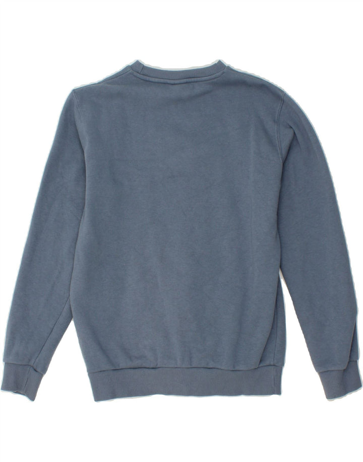 ELLESSE Womens Oversized Sweatshirt Jumper UK 10 Small Grey Cotton Vintage Ellesse and Second-Hand Ellesse from Messina Hembry 