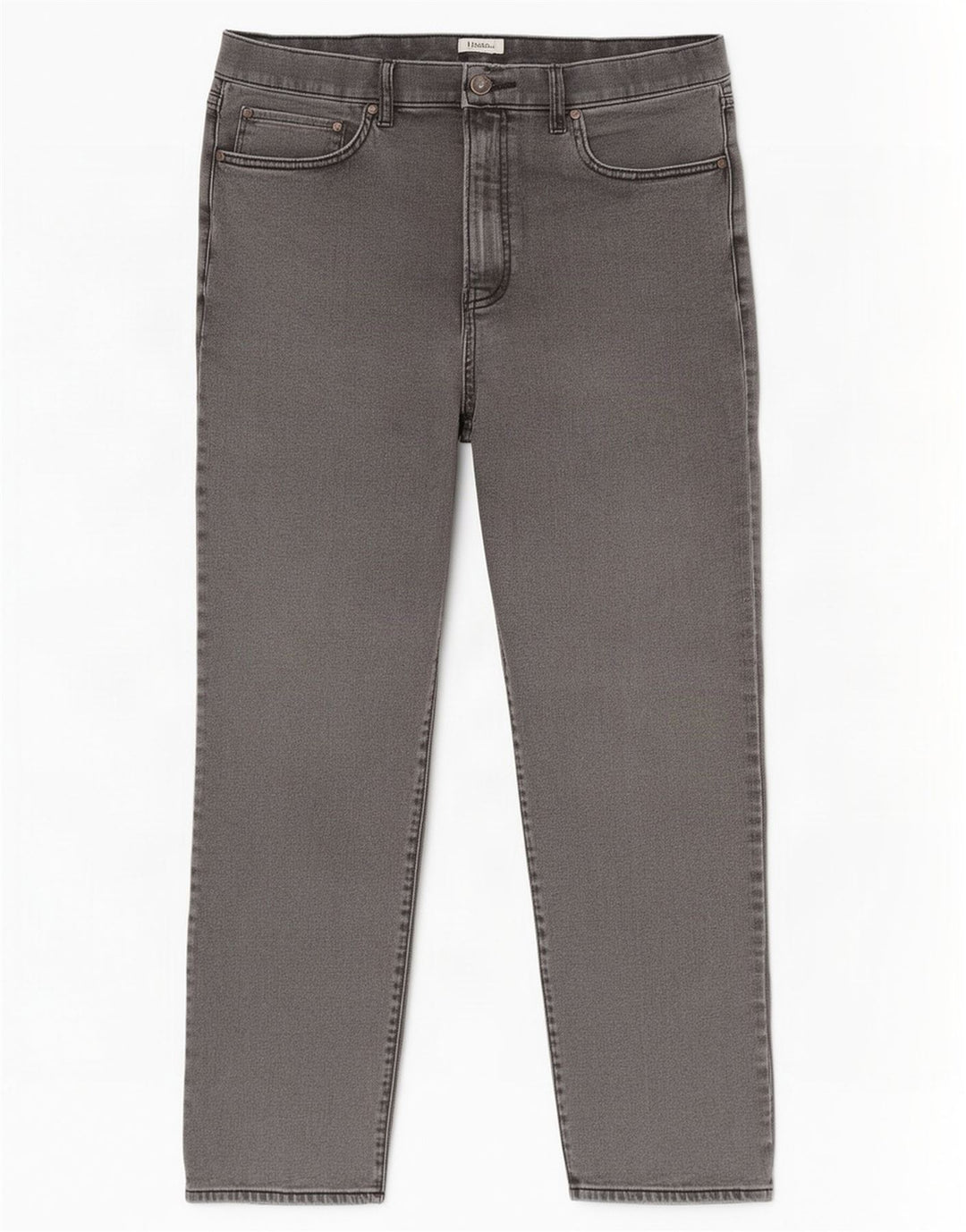 Marks & Spencer Mens Regular Straight Jeans W36 L29 Grey Cotton