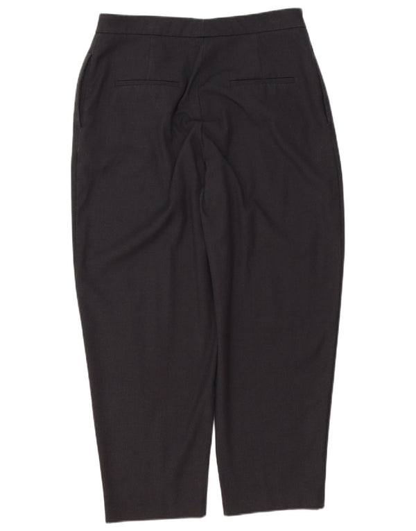 Zara Womens Tapered Casual Trousers Medium W28 L25 Grey Polyester