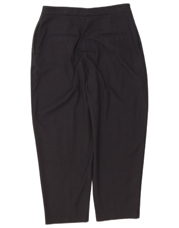 Zara Womens Tapered Casual Trousers Medium W28 L25 Grey Polyester