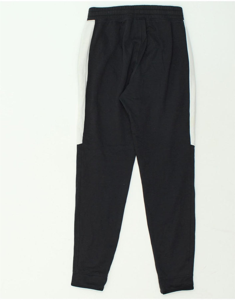 UNDER ARMOUR Mens Tracksuit Trousers Joggers Small Black Colourblock | Vintage Under Armour | Thrift | Second-Hand Under Armour | Used Clothing | Messina Hembry 