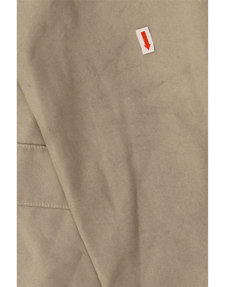 JACK WOLFSKIN Womens Hooded Windbreaker Coat UK 16 Large  Grey Polyester
