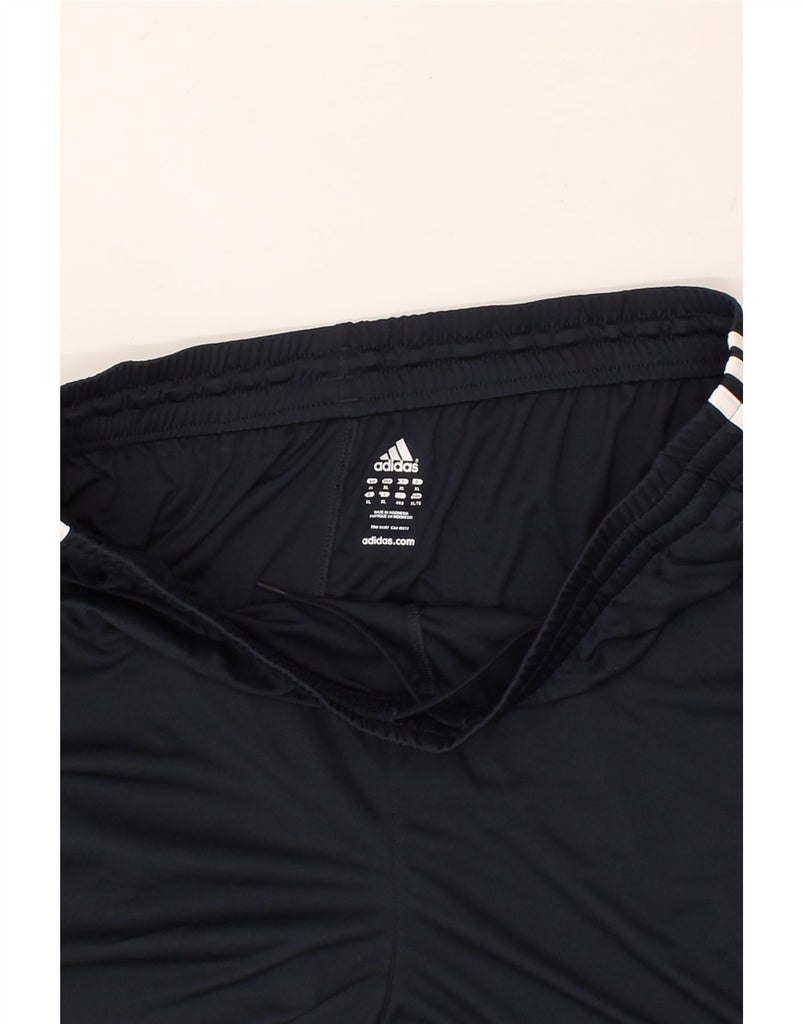 ADIDAS Mens Sport Shorts XL Navy Blue Polyester Vintage Adidas and Second-Hand Adidas from Messina Hembry 