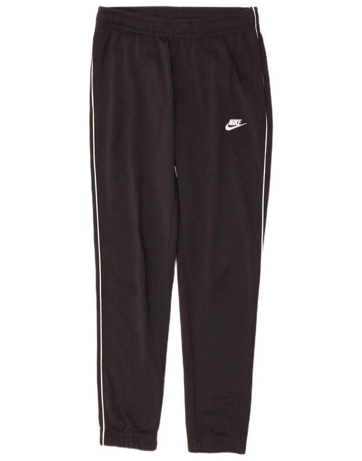 NIKE Mens Tracksuit Trousers Joggers Small Black Polyester