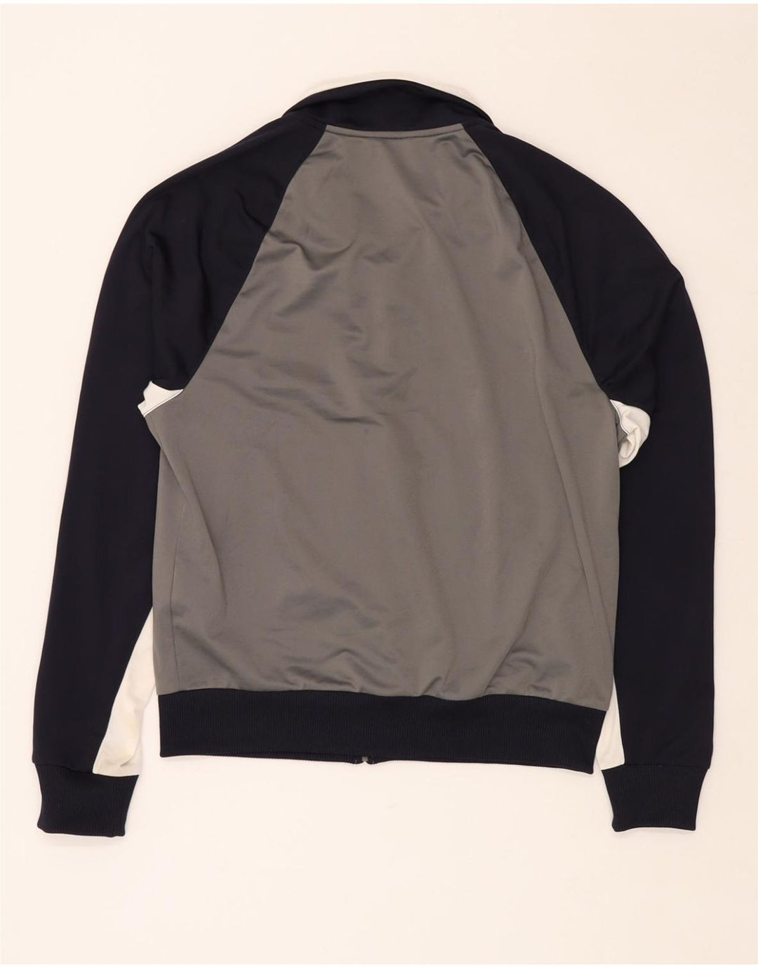 PUMA Mens Tracksuit Top Jacket Medium Multicoloured Colourblock Polyester