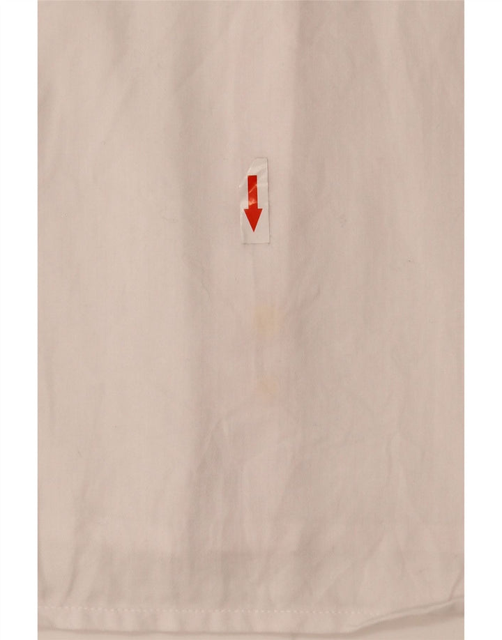 Pierre Cardin Mens Shirt Size 41 16 Large White Cotton