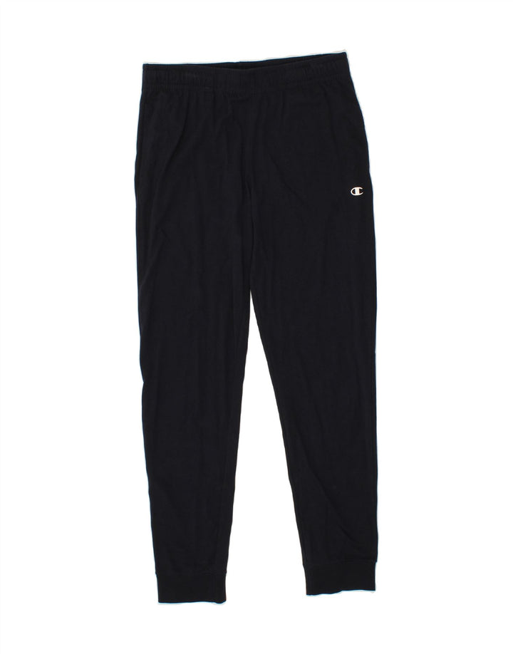 CHAMPION Womens Tracksuit Trousers Joggers UK 12 Medium  Navy Blue Vintage Champion and Second-Hand Champion from Messina Hembry 