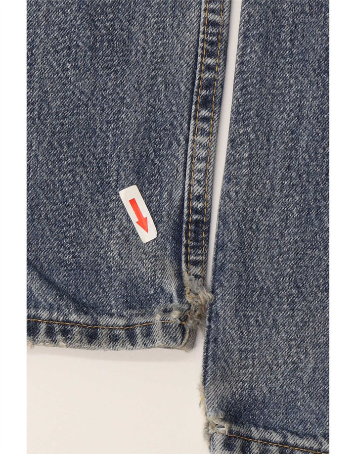 Lee Mens Straight Jeans W29 L32 Blue Cotton