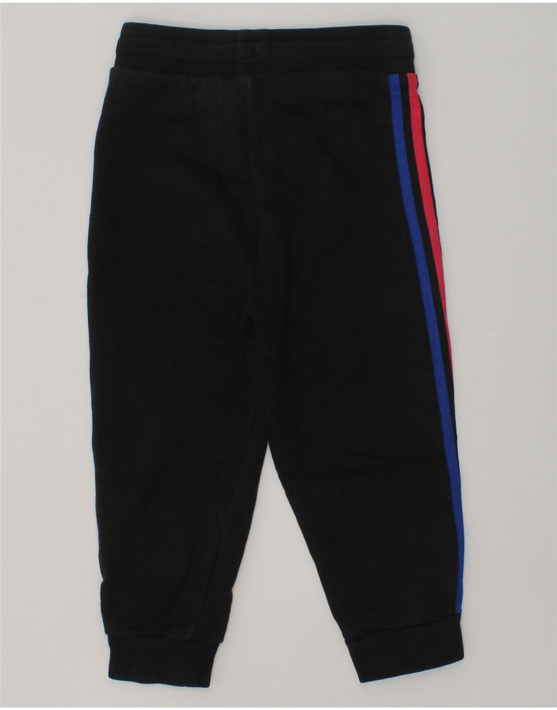 ADIDAS Girls Tracksuit Trousers Joggers 2-3 Years Black Cotton | Vintage Adidas | Thrift | Second-Hand Adidas | Used Clothing | Messina Hembry 