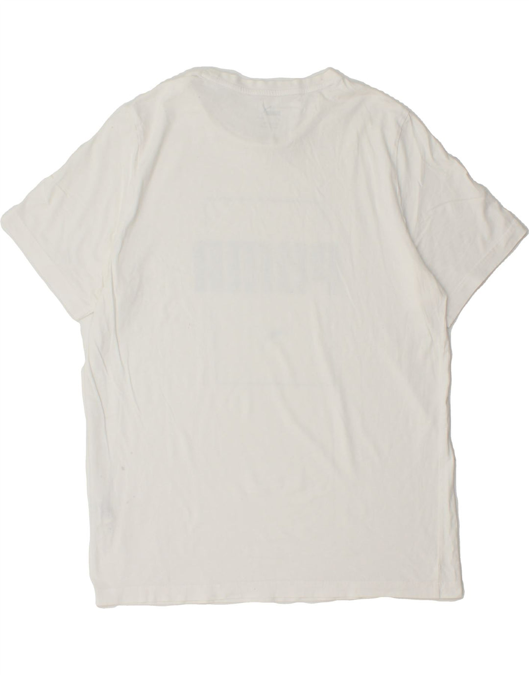 PUMA Mens Graphic T-Shirt Top Large White Cotton Vintage Puma and Second-Hand Puma from Messina Hembry 