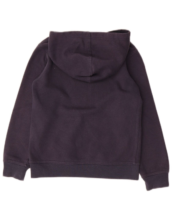 NIKE Boys Hoodie Jumper 6-7 Years Large Navy Blue Cotton