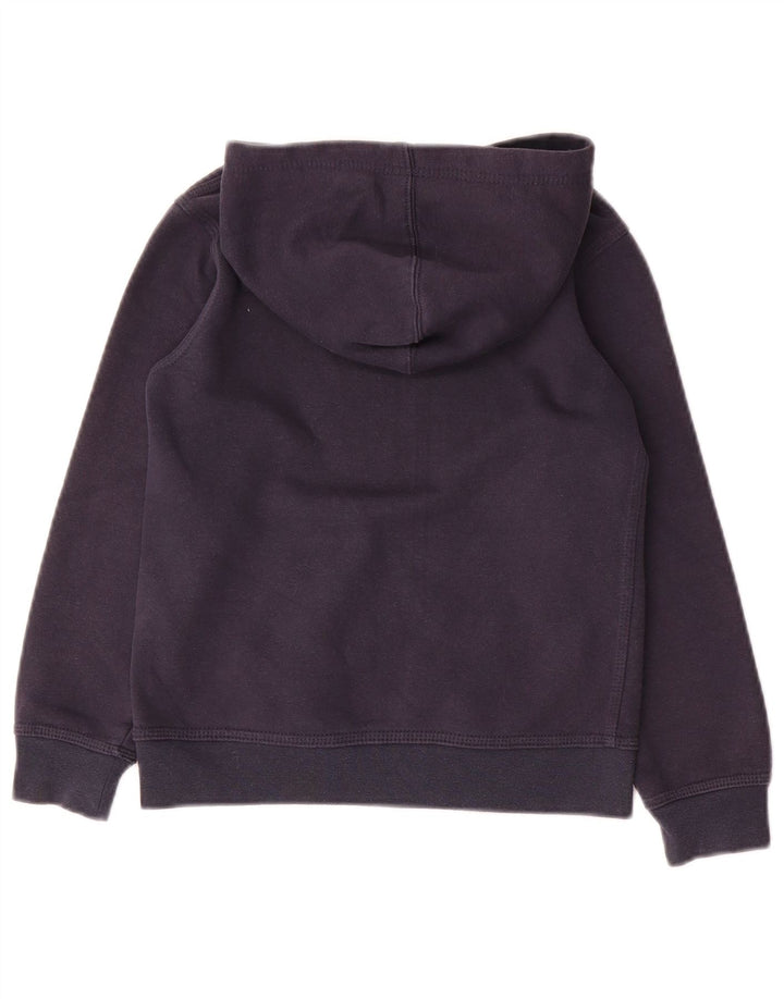 NIKE Boys Hoodie Jumper 6-7 Years Large Navy Blue Cotton