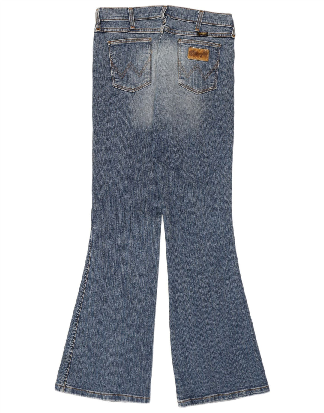 Wrangler Womens Flared Jeans W32 L32 Blue