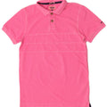 Tommy Hilfiger Mens Polo Shirt Medium Pink Cotton