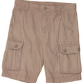 Benetton Mens Cargo Shorts IT 44 XS W30 Grey Cotton