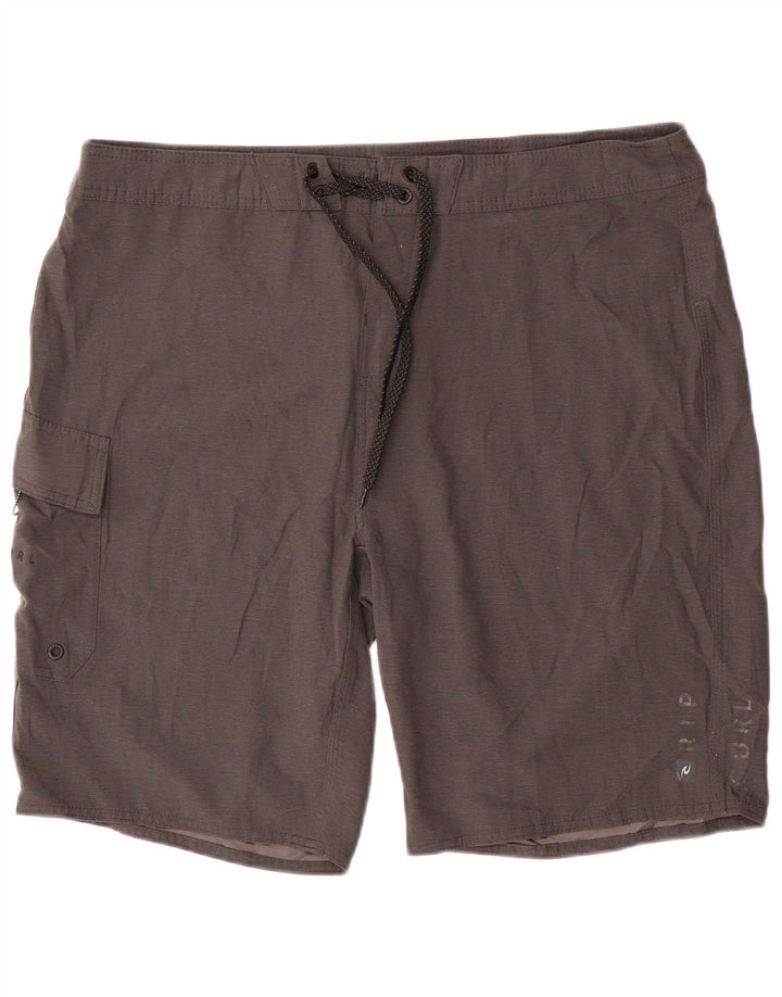 Rip Curl Mens Swimming Shorts XL Grey Polyester