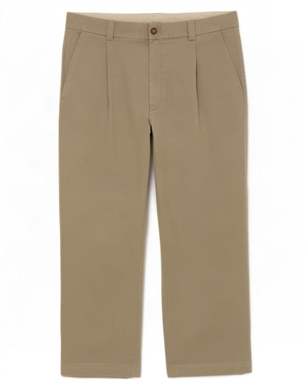 Orvis Mens Pegged Chino Trousers W40 L28 Khaki Cotton
